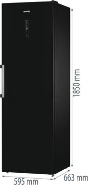 Frigorífico Gorenje R 619 DAXL6/AdaptTech/FreshZone/Función de enfriamiento rápido/Sistema de refrigeración por circulación de aire/Pantalla LED / 398l / 185cm / Clase energética D/Acero inoxidable
