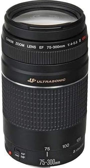 Canon 6473A003 Objetivo para réflex EF 75-300mm f / 4.0-5.6 III, negro