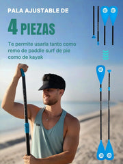 Niphean (Extra Grande) Tabla de Paddle Surf Hinchable para 2+1 Personas/Familia, Paddle Surf con Aleta Equilibrada (Apto para Principiantes), Funda Impermeable, Tabla SUP para Adultos, Regalo