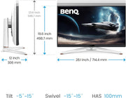 Monitor Gaming BenQ MOBIUZ EX321UX de 32 pulgadas, Mini LED, 1152 zonas, 4K, eARC, 144Hz, 1ms, DP2.1, USB-C, HDMI 2.1, 99% P3 y Adobe RGB, DisplayHDR 1000, Freesync Premium Pro, KVM, Pixsoul Engine, mando a distancia