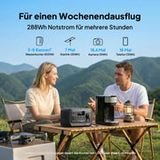 BLUETTI Elite 30 V2 Estación de energía portátil 288Wh LFP 6x Salida de CA 1500W 100% en 70min Generador solar Camping Energía de emergencia