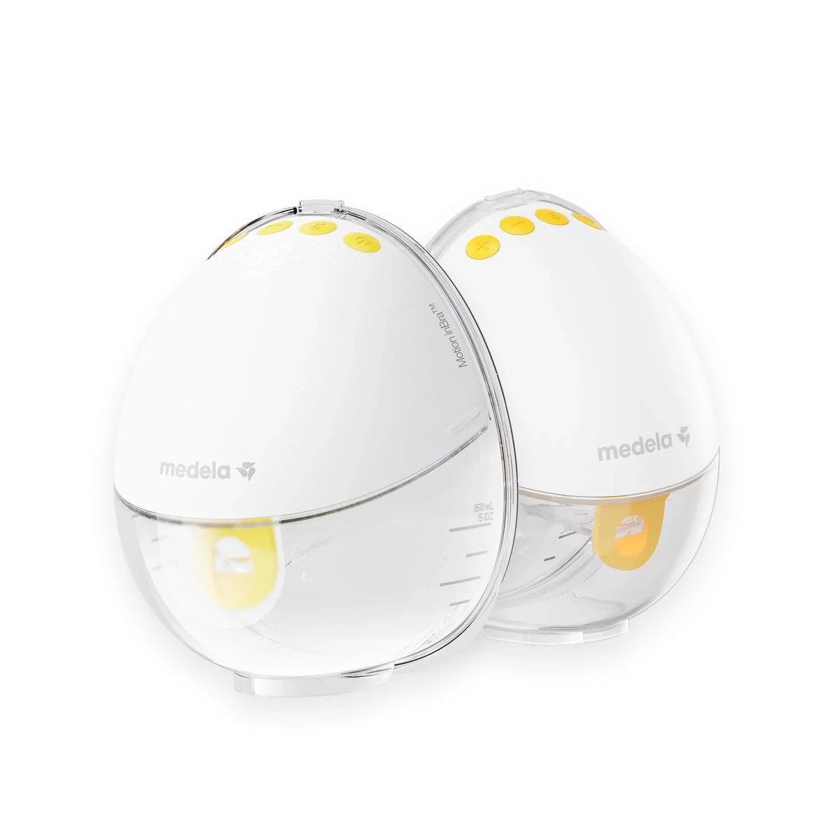 Extractor de leche eléctrico portátil Motion InBra con batería, 9 niveles de succión, embudo de 24 mm, 3 insertos de silicona, bolsa de almacenamiento