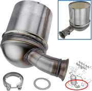 Filtro de partículas DPF FAP compatible con C3 II DS3 2008 I 206+ 207 208 1.4 HDI 68-1606857180 1731YQ