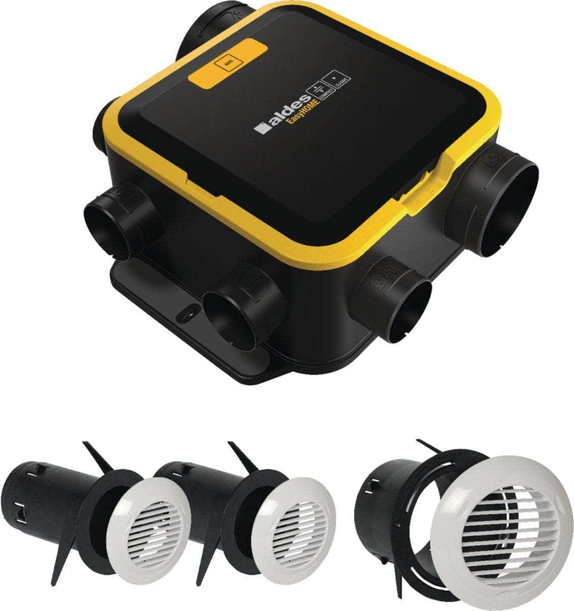 Kit VMC Aldes EasyHOME Auto Compact Classic de flujo simple autorregulable