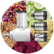 Robot de cocina KitchenAid Artisan, 4,8 litros, incluye accesorios, picadora de carne, cortador de verduras, accesorio para zumos, kit de repostería con 2 moldes y 1 bandeja para horno, mega set de invierno