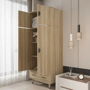 Armario de madera con 4 cajones