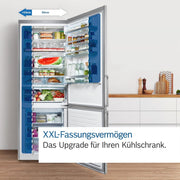 Refrigerador Bosch serie 4, 440 l, acero inoxidable