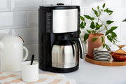 Melitta Look Therm Selection - Cafetera de filtro - con jarra térmica - 10 tazas - Negro (M 661 BK SST)