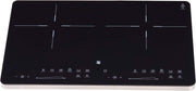 Placa de inducción doble WMF Kult X, 2 fuegos, placa de cocción hasta 28 cm, 2 zonas de cocción, 8 niveles, detección de ollas, pantalla táctil, vitrocerámica, función de temporizador, 3500 W