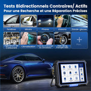 MUCAR VO8 Herramienta de escaneo bidireccional, diagnóstico de nivel OE en todo el sistema, codificación de ECU, prueba activa, más de 34 servicios, verificación automática FCA, gratuito de por vida