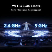 CPE 5s 5G, H153, router SIM 5G, Wi-Fi 6 AX3000, DL 3600 Mbit/s/UL 500 Mbit/s, antena de alta ganancia 9 dBi, puerto LAN/WAN, diagnóstico Wi-Fi visualizado, alta velocidad Mesh+ para el hogar, 30 meses de garantía