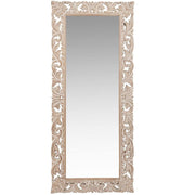 Espejo rectangular de madera de mango tallada 54x130 estilo clásico chic mango Maisons du Monde