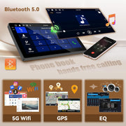 Autorradio Hikity Android 15 4+64 GB con pantalla táctil Incell de 9 pulgadas para Peugeot 207 2006-2010, radio de coche con Apple CarPlay y Android Auto inalámbricos, BT/WiFi/FM/RDS + cámara de visión trasera + micrófono