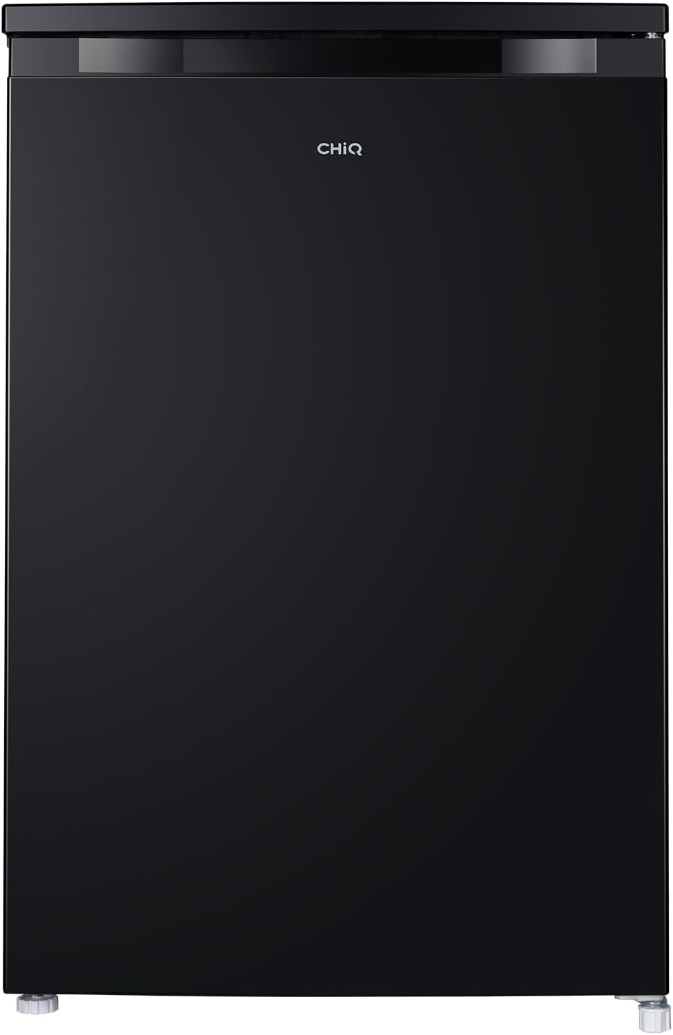 CHIQ Refrigerador congelador 107 L, Clase D, Eficiencia energética, Ultra silencioso (39 dB), Control de humedad, Puerta reversible
