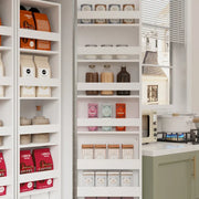 Organizador de cocina versátil: Armario compacto de 31.5" con almacenamiento inteligente