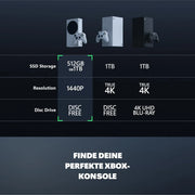 Consola de videojuegos Xbox Series S de 512 GB SSD con mando inalámbrico, cable HDMI y cable de alimentación
