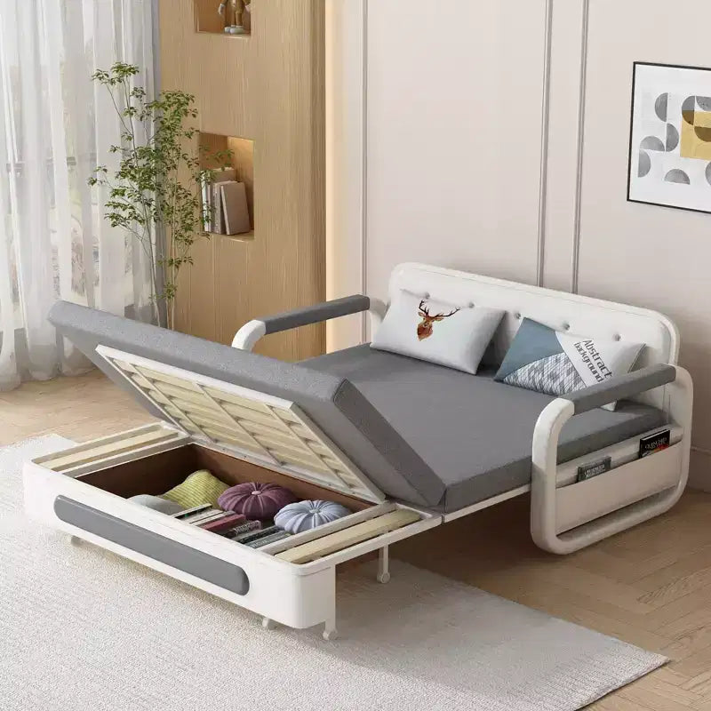 Sofá cama multifuncional con almacenamiento Luck Live Modern de 62.2 pulgadas