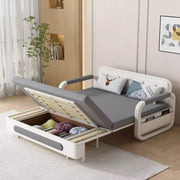 Sofá cama multifuncional con almacenamiento Luck Live Modern de 62.2 pulgadas