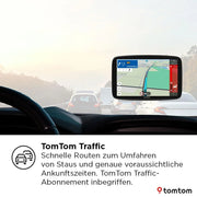 Navegador para coche TomTom GO Navigator, pantalla de 7 pulgadas, evitación de atascos, actualizaciones por Wi-Fi, servicio premium, soporte magnético