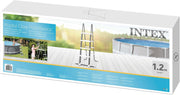 Escalera de seguridad Intex para piscina de 1,22 m con peldaños extraíbles