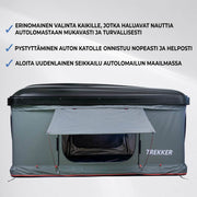 Tienda de techo Trekker Hut M, gris