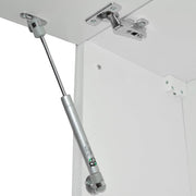 Cocina esquinera Vicco Rick, Sonoma, 167 cm, encimera efecto mármol con tiras LED