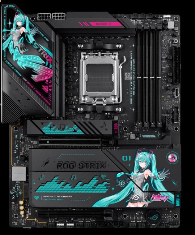 ROG Strix X870E-H Gaming Miku – Placa base gaming, ATX