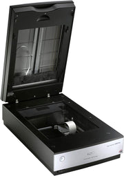 Epson Perfection V850, escáner fotográfico profesional, escáner para digitalizar fotos, documentos, diapositivas y negativos, escáner de cama plana de alta resolución, negro/plata