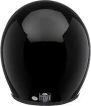 Casco de moto retro Bell Custom 500 sólido ECE inspirado en 1954, forma ovalada, ajuste discreto, comodidad moderna, color: negro, talla: XL
