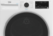 Secadora de ropa Beko 8kg, Stiftung Warentest BUENO (2,5), apta para alérgicos, secado higiénico, función de vapor SteamCure, 15 programas, Express, B3T42249S, blanco