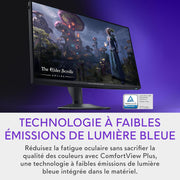 Alienware AW2725QF Monitor Gaming de 27" 4K UHD (3840x2160), 360Hz, Fast IPS, 0.5ms, compatible con NVIDIA G-Sync, 95% DCI-P3, HDR600, Dolby Vision, USB-C, DisplayPort, 2X HDMI, 4X USB, garantía de 3 años