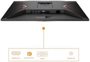 AOC - Monitor Gaming 24G2SPAE - Pantalla FHD 24" 165 Hz, 1 ms MPRT, FreeSync, G-Sync Compatible, Altavoz (1920 x 1080, VGA, HDMI, DisplayPort) Negro/Rojo