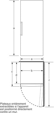 Congelador de libre instalación Bosch GSN58AWEV Serie 6 - 366 L - 5 cajones de congelación - 191 x 70 cm - Blanco