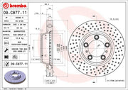 BREMBO 09.C877.11 Disco de freno