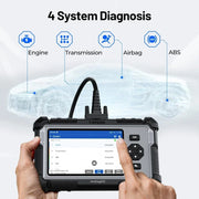Escáner de diagnóstico OBD2 ArtiDiag 500, 4 sistemas: motor, ABS, SRS, transmisión; 6 funciones de servicio, AutoVIN, Android 11, cable, 5 pulgadas