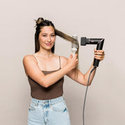 Shark FlexStyle 5 en 1, moldeador de aire y secador de pelo, accesorio rizador Auto-Wrap, cepillo plano, cepillo ovalado, concentrador, difusor, estuche de almacenamiento, sin daños por calor, negro/oro rosa, HD440EU