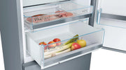 Frigorífico combi Bosch Serie 6 KGE49AICA Independiente 419 L C Acero inoxidable