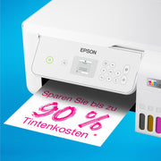 Impresora multifunción de inyección de tinta Wi-Fi Epson EcoTank ET-2826 A4, con un suministro de tinta incluido de hasta 3 años