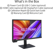 Monitor Profesional ASUS ProArt Display PA24US - 24 pulgadas (23,6 pulgadas visibles), IPS, 4K UHD (3840 x 2160)