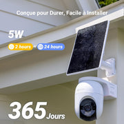Cámara de seguridad exterior inalámbrica EZVIZ 2K+ con modo AOV, cámara PT con batería, detección de personas y vehículos, visión nocturna a color y defensa activa, WiFi 6, CB8 Lite 4MP + panel solar de 5W