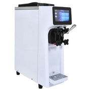 Máquina de helado soft, 10 l/h, rendimiento, sabor único, encimera