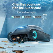 AIPER Scuba S1 (Versión 2025) Robot Limpiafondos para Paredes y Línea de Flotación, Aspiradora de Piscina con 180 Minutos de Autonomía, Filtración Ultrafina, Navegación Inteligente y Control por App