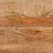 Consola de gabinete de 39 pulgadas estilo granja artesanal con 2 cajones de madera de mango y almacenamiento de 2 puertas, marrón rústico