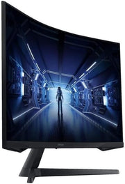 SAMSUNG ODYSSEY G5 27'' Monitor Gaming Curvo 1000R, Panel VA de 27", Resolución WQHD (2560 x 1440), 144 Hz, 1ms, AMD FreeSync, HDR10, Negro