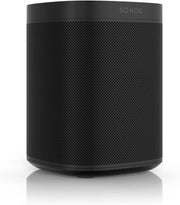 Altavoz inteligente Sonos One, negro – Altavoz Wi-Fi inteligente con control por voz Alexa, Google Assistant y AirPlay – Altavoz multiroom para streaming de música ilimitado