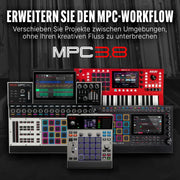Muestreador MPC, sampler, secuenciador, procesador de efectos MPCSAMPLE con batería, USB-C, altavoz, micrófono y 16 pads