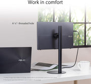 ASUS ZenScreen MB16ACV - Monitor portátil de 15.6" FHD - Teletrabajo o gaming - Alimentación y visualización mediante USB-C o USB-A - Panel IPS - 1920x1080 - Tratamiento antibacteriano - Sin parpadeo (Flicker-free) - Para portátil