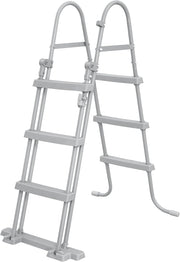 Set de piscina con estructura Bestway Power Steel con bomba de filtro 404 x 201 x 100 cm, gris, rectangular