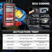 Escáner de diagnóstico para coche Thinkcar ThinkDiag 2, funciones OBD-II con 15 reinicios para sistemas completos, Bluetooth 5.0 compatible con protocolo CAN-FD, 1 año de actualización gratuita