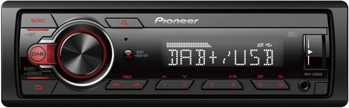 Pioneer MVH-130DABAN con antena DAB